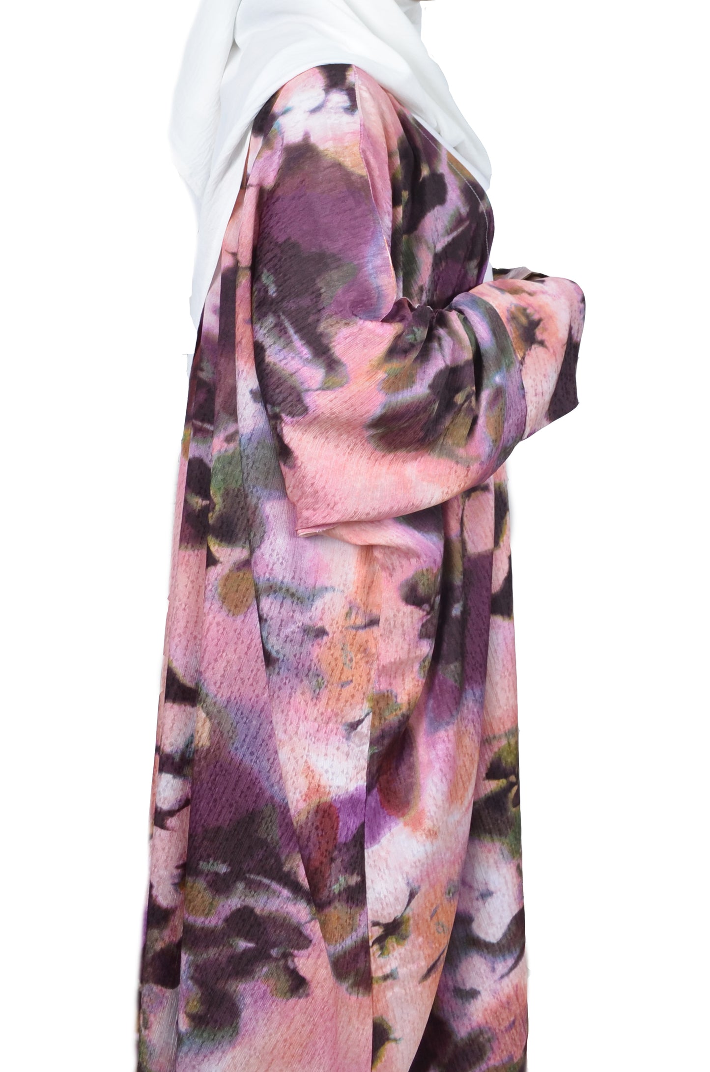HANA -Abaya Chic et légèreté en mousseline