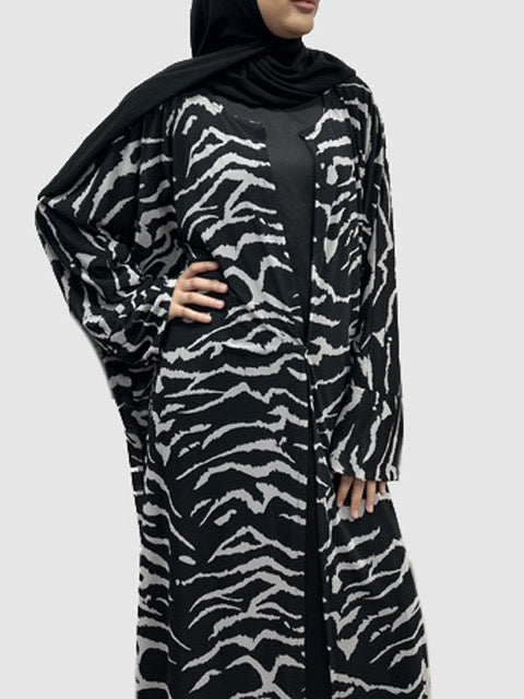 HANA -Abaya Chic et légèreté en mousseline