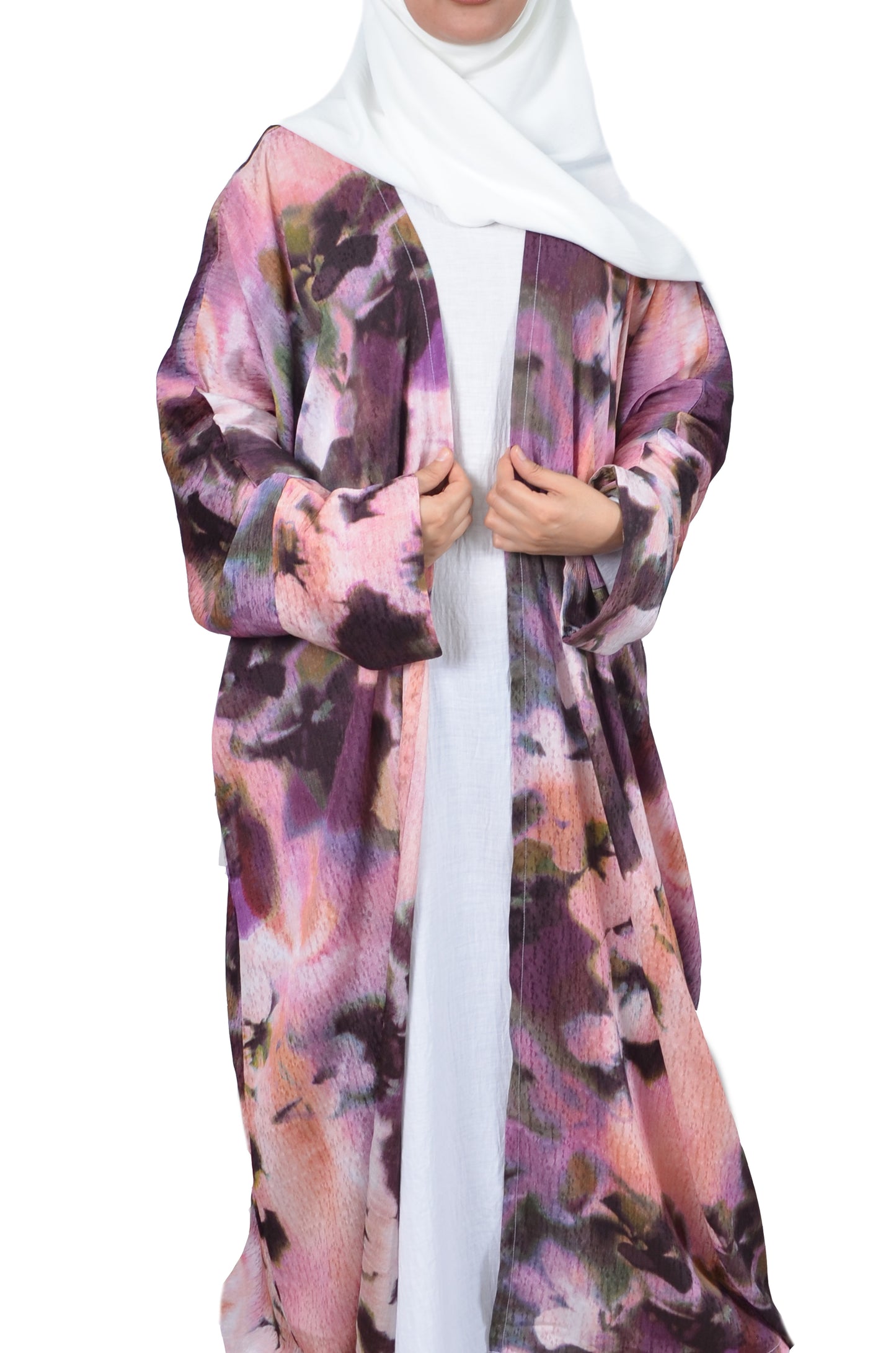 HANA -Abaya  Chic et légèreté en mousseline