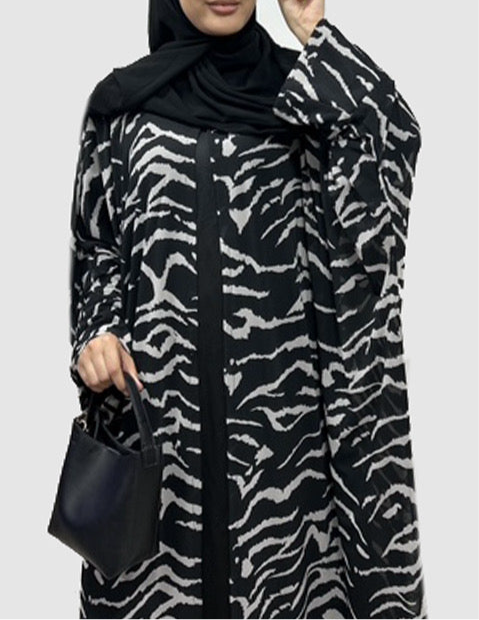 HANA -Abaya  Chic et légèreté en mousseline